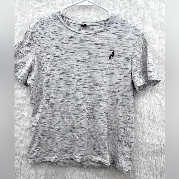 SHEIN Embroidered Elk Grey Shirt Size Small - Picture 1 of 6